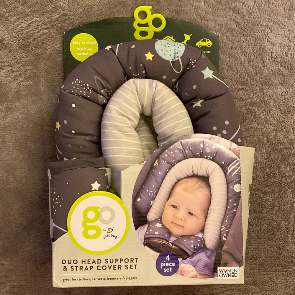 Duo Head Support & Strap Cover Set